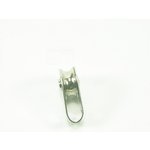 Super Mini Block 6mm, 1 Rolle Messing Vernickelt Gleitlager